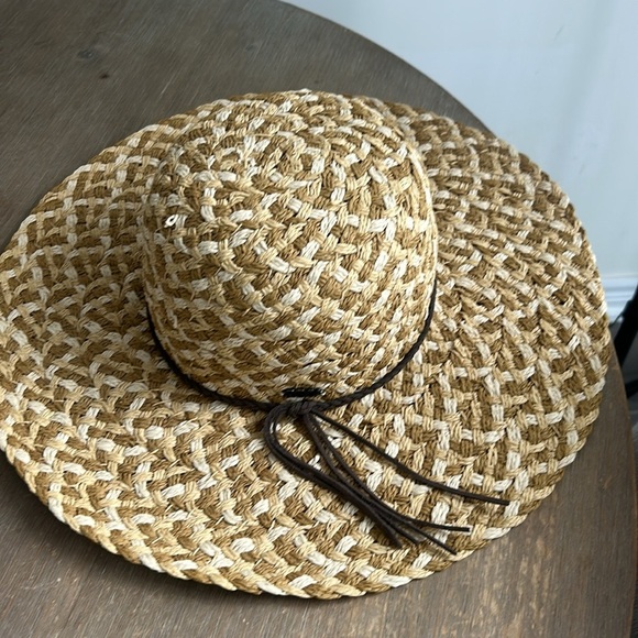 ROXY Straw Sun Hat Wide Brim - Picture 6 of 11